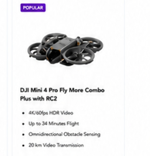 DJI Avata 2 Fly More Combo at Drone Bangladesh